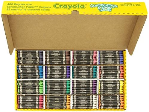 Crayola 52-1617 Construction Paper Crayons Classpack  400/pkg