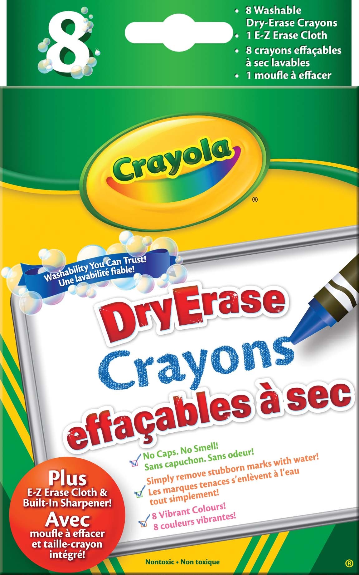 Crayola 988658 Dry Erase Crayons (for Whiteboard)