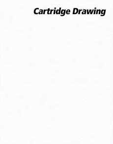 1601 090 White Cartridge Paper 90m - 9" x 12"