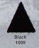 National Nonwovens F007212 Felt Solid Colours Black - 1m x 1m