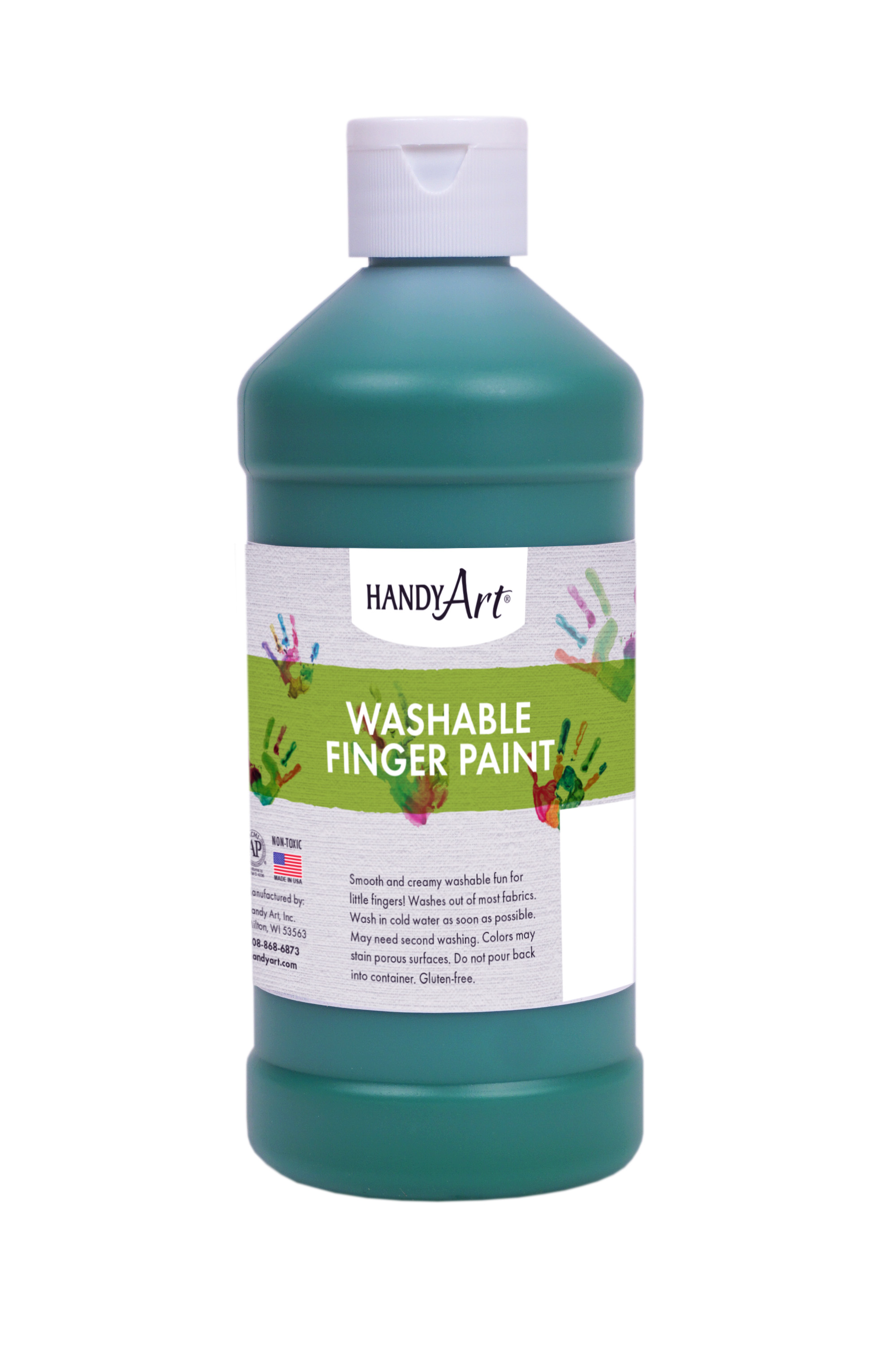 Handy Art 243045 Finger Paint Green - 32oz