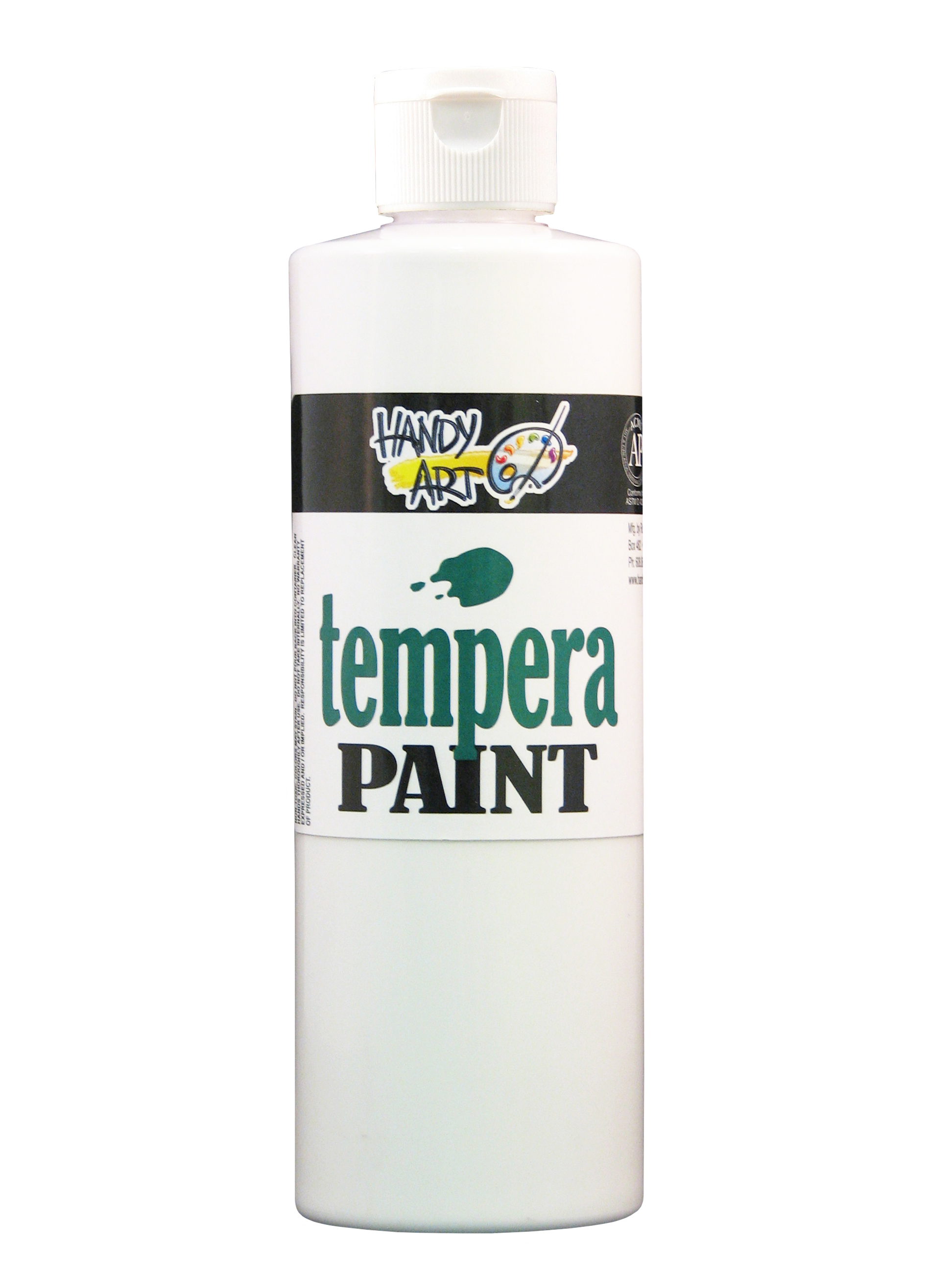 Handy Art 201005 Premium Tempera Paint White - 16oz