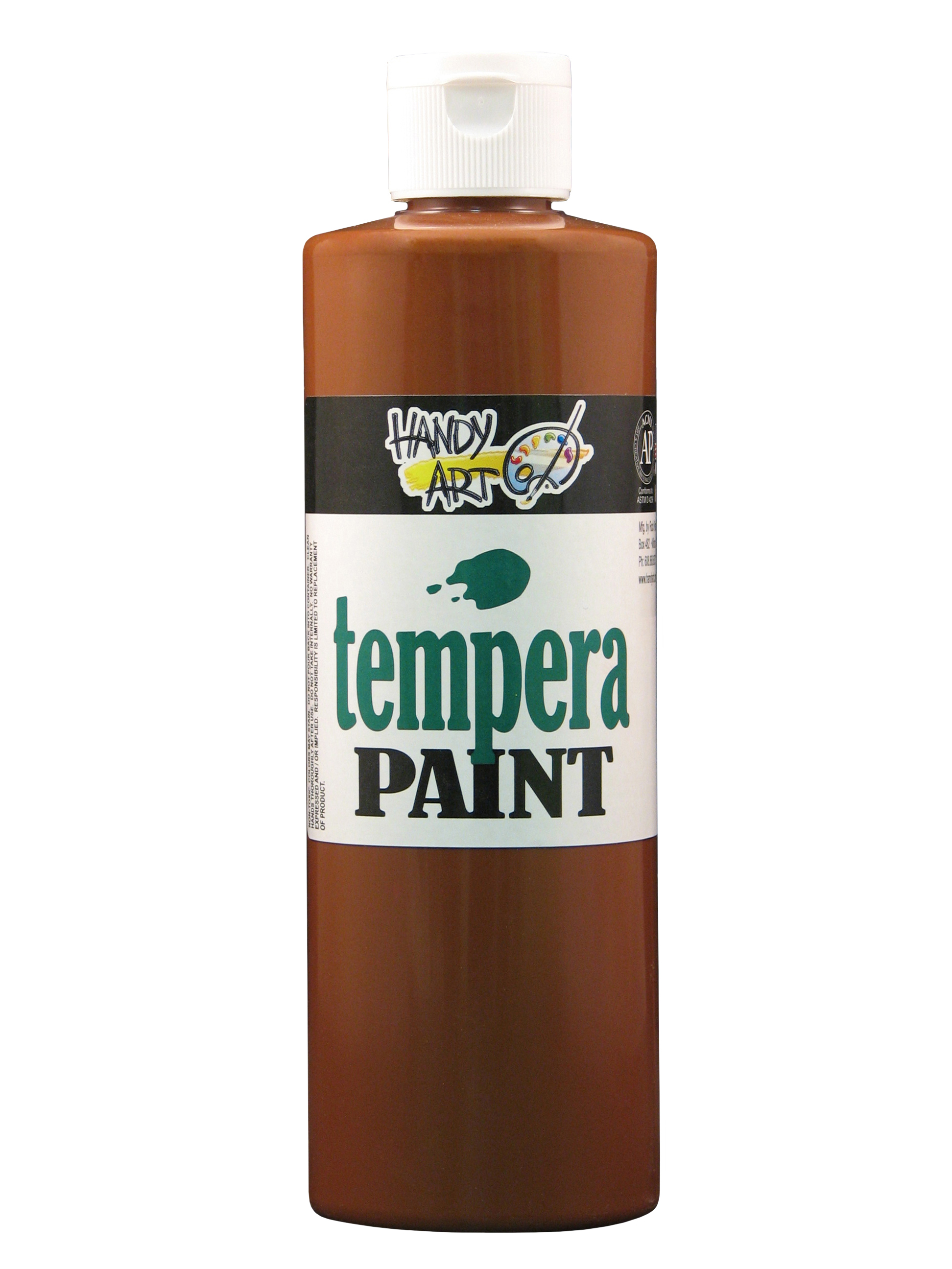 Handy Art 201050 Premium Tempera Paint Brown - 16oz