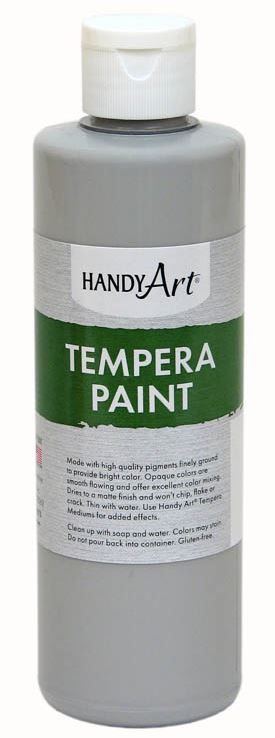Handy Art 201060 Premium Tempera Paint Gray - 16 oz