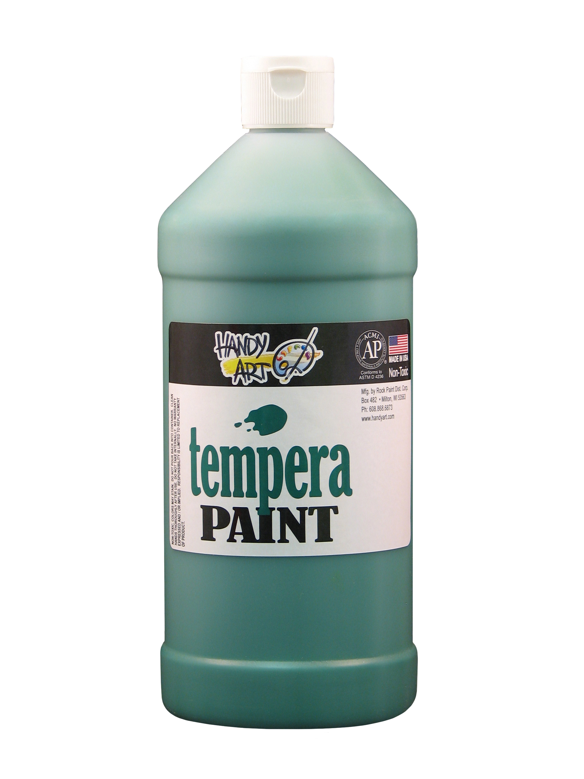 Handy Art 203045 Premium Tempera Paint Green - 32oz