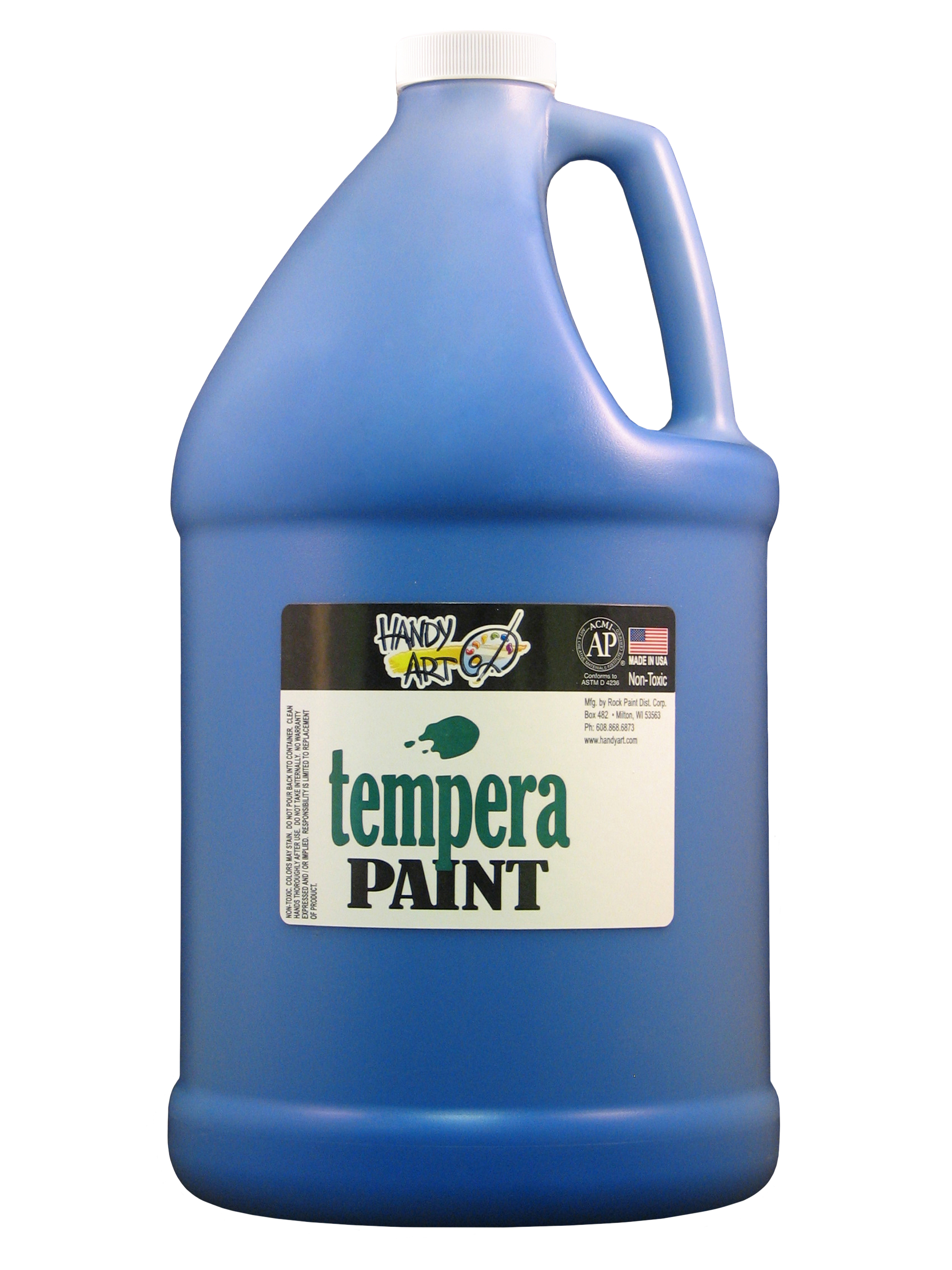 Handy Art 204030 Premium Tempera Paint Blue - 1 Gallon