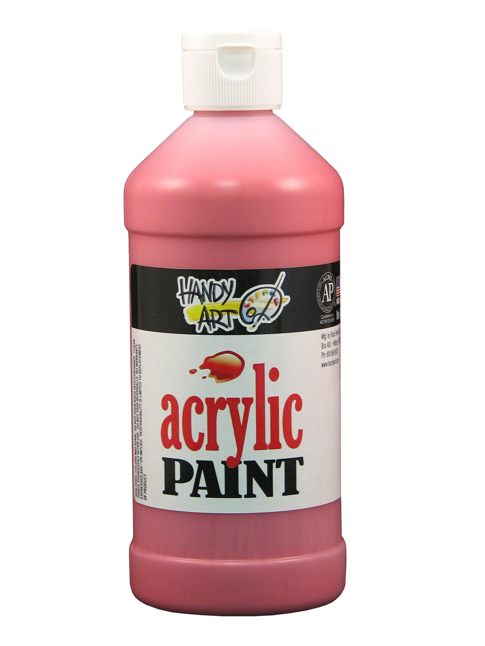 Handy Art 101040 Acrylic Paint Red - 16oz