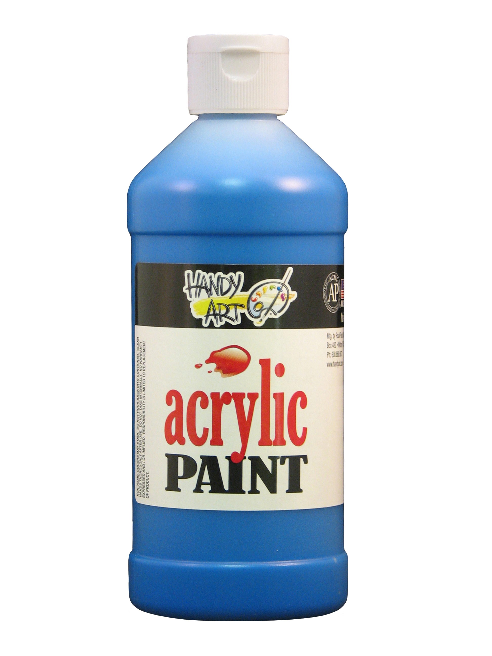 Sargent Art Acrylic Paint - White, 16 oz Bottle