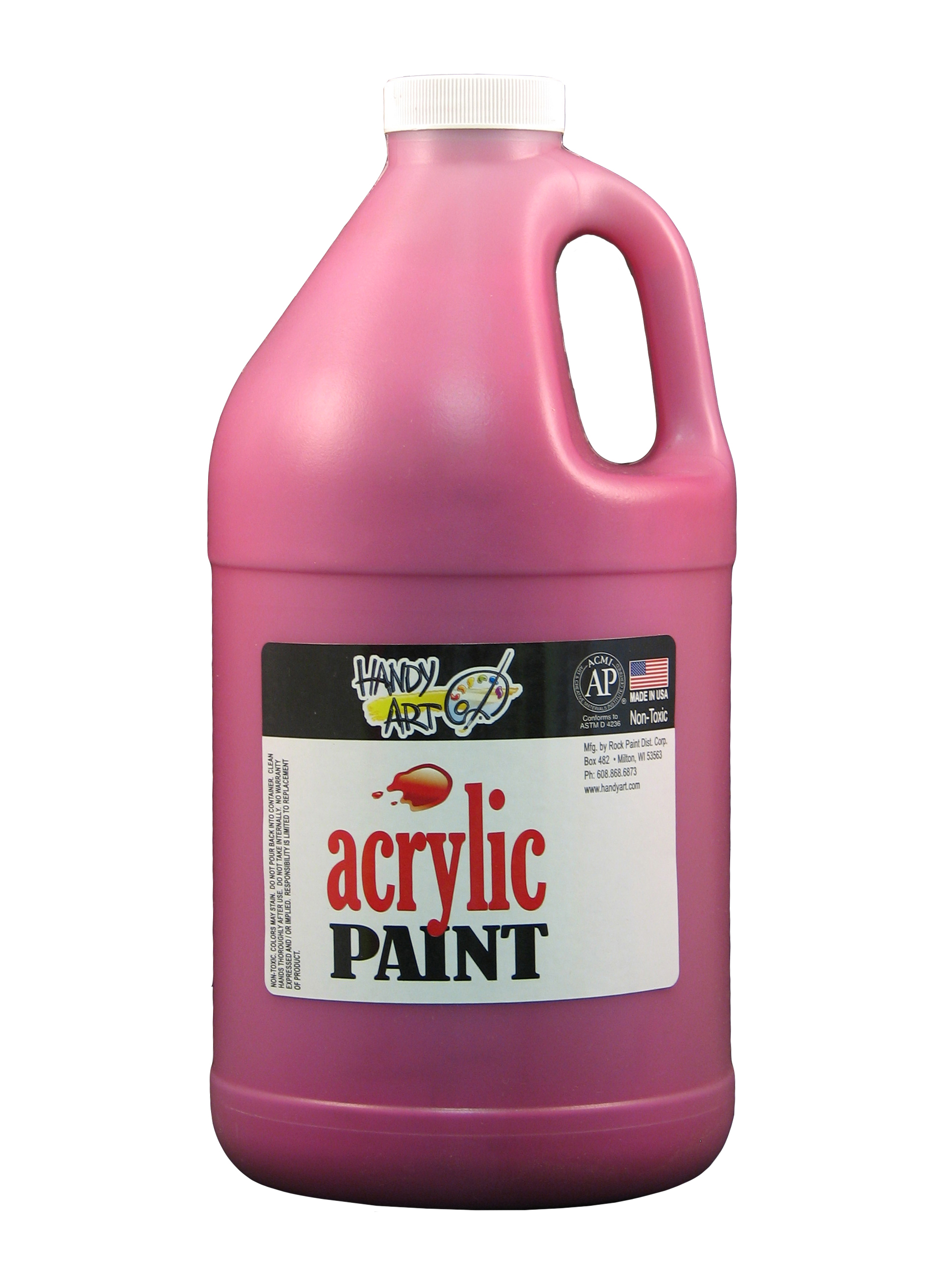 Handy Art 102070 Acrylic Paint Magenta - 1/2 Gallon