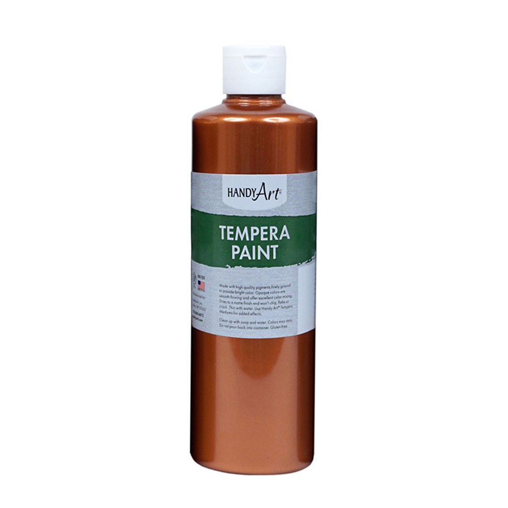 Handy Art 231164 Metallic Tempera Paint Copper - 16oz