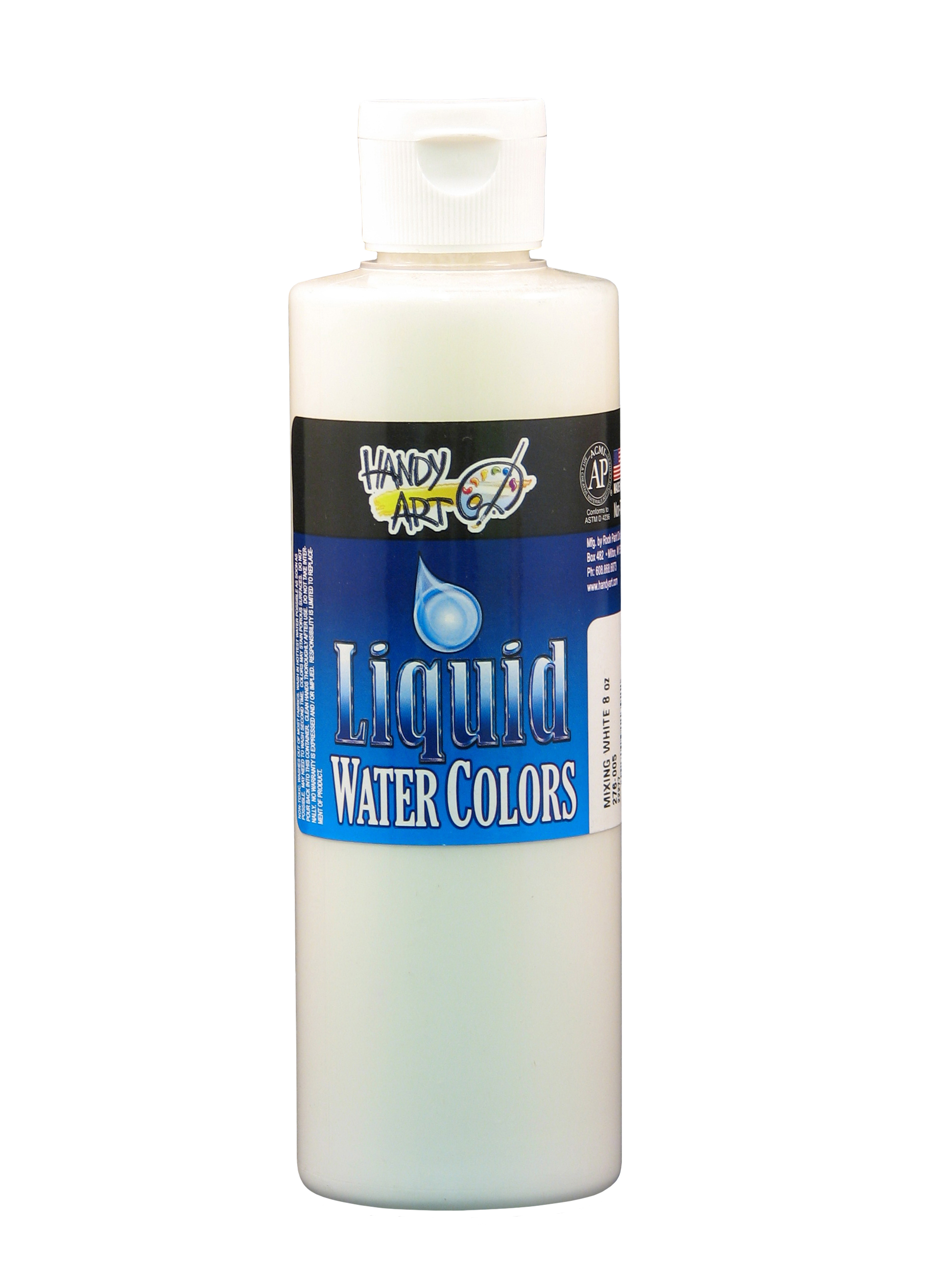 Watercolour Paint Handy Art Mixing White 276005 - 8oz - Each