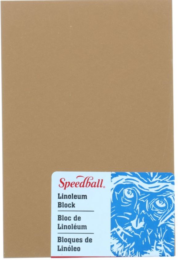 Speedball 4376 Unmounted Lino Block - 4" x 6"