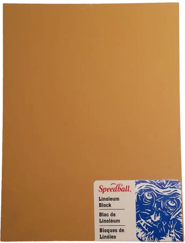 Speedball 4386 Unmounted Lino Block - 9" x 12"