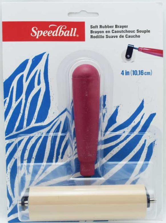 Speedball 4126 Lino Roller Soft Rubber - 4"