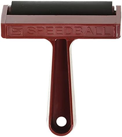 Speedball 4128 Lino Roller Hard Rubber - 4 inch