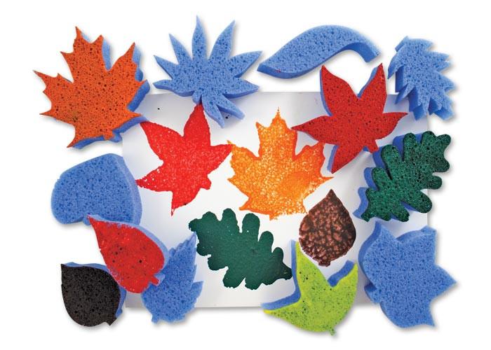 Roylco Paint Sponges - Leaves