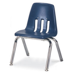 Stacking Metal Frame Chairs Blue- 12" - Each