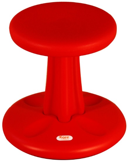 Kore Pre-School Wobble Chair - 12 inch - Red